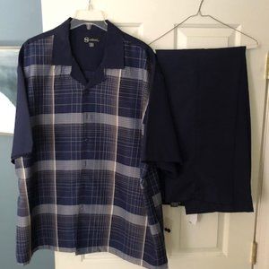 SilverSilk Men's Two Piece Walking Shite, 3XL (NEW